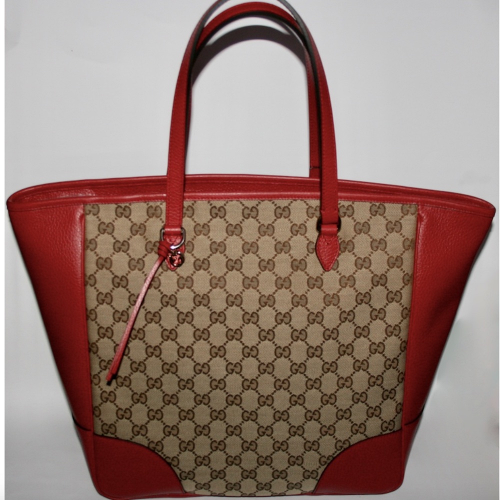 Gucci GG Monogram Supreme Bree Large Tote Bag